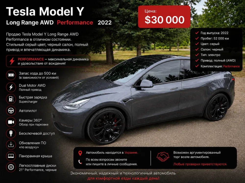 Фото 2022 Tesla Інша
